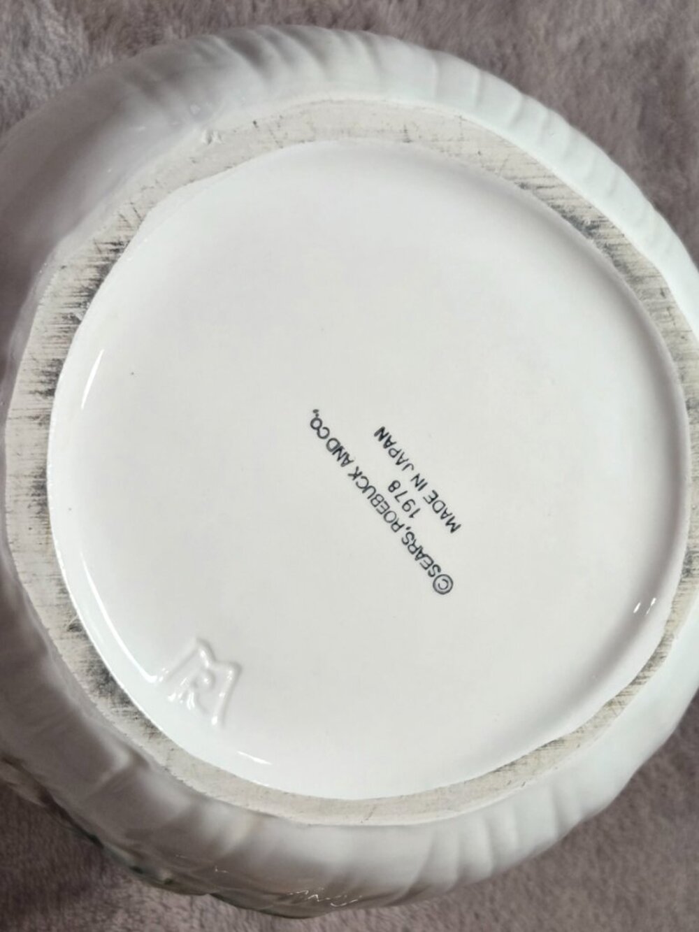 Vintage Merry Mushroom Canister Ceramic Made in Japan with Flaws - Picture 14 of 16